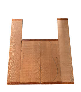 Lacewood zij- en achterblad set 24 voor akoestisch gitaar